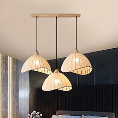 LED Pendant Light 123 Head Fabric Kitchen Island Light Fixture,Adjustable Pendant Lighting for Kitchen Island,Black Gold Led Chandelier for Dining Room,Bedroom,Mini Pendant Spot Lights (1-Pack) 85-265V Lightinthebox