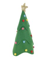 Homesmiths Christmas 46cm Hat in Tree Design Green - thumbnail