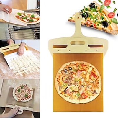 Sliding Pizza Peel - Pala Pizza Scorrevole, The Pizza Peel That Transfers Pizza Perfectly | Non-Stick, Pizza Peel Shovel With Handle, Dishwasher Safe Pizza Peel, Accessory for Pizza Ovens Lightinthebox Sliding Pizza Peel - Pala Pizza Scorrevole, The Pizza Peel That Transfers Pizza Perfectly | Non-Stick, Pizza Peel Shovel With Handle, Dishwasher Safe Pizza Peel, Accessory for Pizza Ovens Lightinthebox