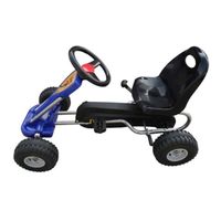 Megastar Ride On Mini Pedal Go Kart For Kids With Hand Brake - Blue (UAE Delivery Only)