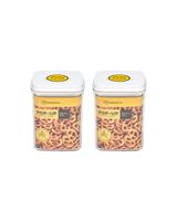 Homesmiths Pop-up 1.5 Liter Square Food Container Set of 2