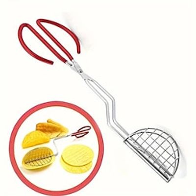 1pc Stainless Steel Taco Maker Press Fried Taco Shell Mold, Crisp Taco Maker, Cooking Tongs Kitchen Tongs Food Clip For Easy And Healthy Cooking, Kitchen Gadget For Restaurants, Food Trucks Lightinthebox