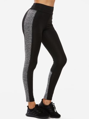Black and Grey Middle-waisted Sports Leggings Black and Grey Middle-waisted Sports Leggings