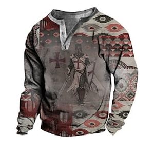 Men's Unisex Sweatshirt Pullover Button Up Hoodie Gray Graphic Prints Print Casual Daily Sports 3D Print Designer Casual Big and Tall Spring   Fall Clothing Apparel General Hoodies Sweatshirts  Long Lightinthebox