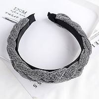 Headbands for Women Hair Accessories for Women Hair bands for Girls Headbands Gliiter Fabric Braided Fabric Headband Lightinthebox - thumbnail