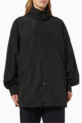 Logo Rain Jacket in Nylon Logo Rain Jacket in Nylon
