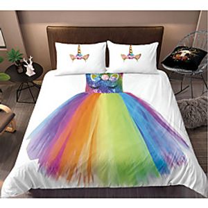 Colorful Tie Dye Duvet Cover Set Boho Hippie Bedding Set Rainbow Tie Dyed Comforter Cover Queen 3 Pieces for Kids Teens Adults 1 miniinthebox