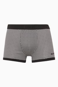 Black Geometric-Print Rombo Boxers Black Geometric-Print Rombo Boxers
