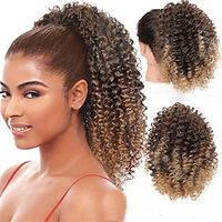 Pull Rope African-Style Curls Hair Ponytail, Synthetic Hair ,Bun Hair Clip ,Women Hair ,Extensions miniinthebox - thumbnail