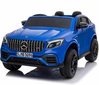 Megastar Licensed 12 V Mercedes GLC63S With Rubber Tyre - Blue (UAE Delivery Only)