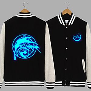 Inspired by Fate / Zero Saber Varsity Jacket Pure Cotton Anime Harajuku Graphic Kawaii Coat For Men's / Women's miniinthebox
