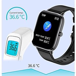 T45S Smart Watch 1.7 inch Smartwatch Fitness Running Watch Bluetooth Temperature Monitoring Pedometer Sleep Tracker Compatible with Android iOS Women Men Long Standby Call Reminder Anti-lost IP 67 Lightinthebox