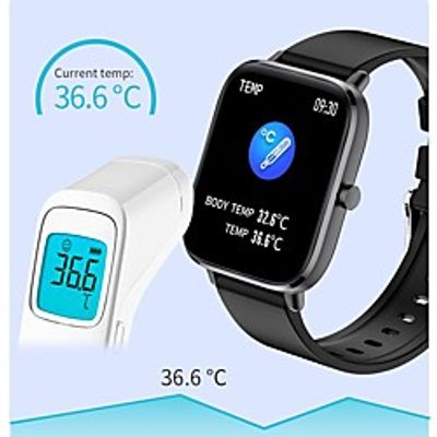 T45S Smart Watch 1.7 inch Smartwatch Fitness Running Watch Bluetooth Temperature Monitoring Pedometer Sleep Tracker Compatible with Android iOS Women Men Long Standby Call Reminder Anti-lost IP 67 Lightinthebox
