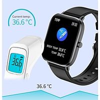 T45S Smart Watch 1.7 inch Smartwatch Fitness Running Watch Bluetooth Temperature Monitoring Pedometer Sleep Tracker Compatible with Android iOS Women Men Long Standby Call Reminder Anti-lost IP 67 Lightinthebox - thumbnail