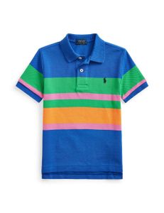 Colorblock Polo Shirt - Blue