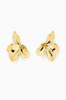 Fleur Earrings in 18kt Gold Plating - thumbnail