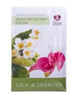 Orchid Natural Scented Sachet Lily & Jasmine 20gm