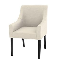 SAKARIAS 100% Cotton Chair Cover with Armrests Solid Color Quilted Slipcovers IKEA Series Lightinthebox