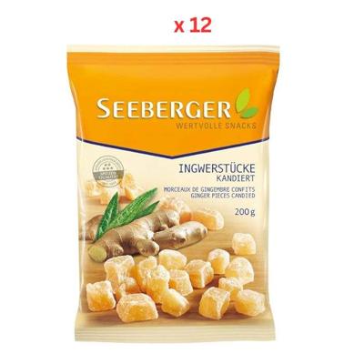 Seeberger Ginger Pieces 12X200G