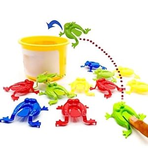 40pcs Jumping Frog Bounce Fidget Toys Kids Novelty Assorted Stress Reliever Toys Children Birthday Gift Party Favor Creative Small Gift Holiday Accessory Birthday Party Supplies Birthday Gift Lightinthebox