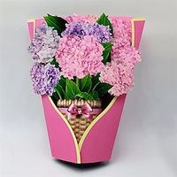 Silk Flower Imitation Rose Foreign Trade Imitation Flower Seattle Rose Wedding Handheld Flower Bundle 6 Flowers in Bundles mother day Lightinthebox - thumbnail