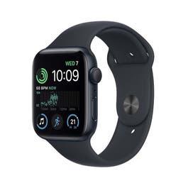 Apple Watch SE GPS 44mm Midnight Aluminium Case with Midnight Sport Band - Regular (MNK03AE/A)