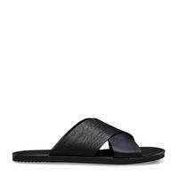 Sifnos Scritto leather sandals - thumbnail