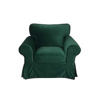 Ektorp 1 Seat Chair Sofa Cover with Cushion Cover, Replacement IKEA Ektorp Armchair Cover 1 Seat Couch Slipcover for Dogs, Replacement Sofa Furniture Protector miniinthebox - thumbnail