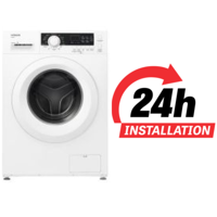 Hitachi 8kg Front Load Washing Machine | Intelligent Sensor System | BD80GE3CGXWH | White Color - thumbnail