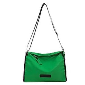 Men's Tote Crossbody Bag Nylon Synthetic Zipper Solid Color Daily Outdoor Green Black Blue Lightinthebox