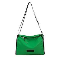 Men's Tote Crossbody Bag Nylon Synthetic Zipper Solid Color Daily Outdoor Green Black Blue Lightinthebox - thumbnail