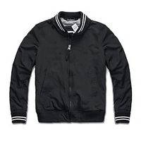 Men's Hiking Shirt  Button Down Shirts Long Sleeve Stand Collar Top Outdoor Breathable Soft Comfortable Spring Summer Cotton Solid Color Black Army Green Khaki Climbing Camping  Hiking  Caving Lightinthebox - thumbnail