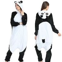 Adults' Kigurumi Pajamas Panda Animal Onesie Pajamas Funny Costume Terylene Cosplay For Men and Women Carnival Animal Sleepwear Cartoon Lightinthebox - thumbnail