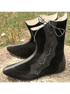 Flat casual round toe low boots