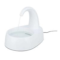 Trixie Drinking Fountain Curved Stream For Dogs - White - 2.5L