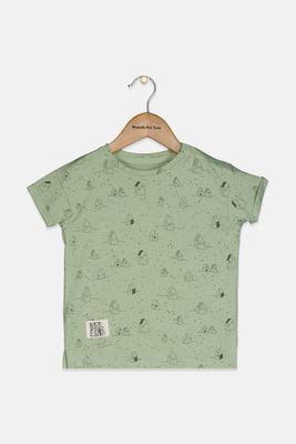 Toddler Boys Alllover Print Tee  Green