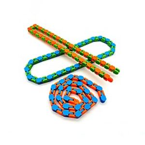8 pcs Toys Colorful Puzzle Sensory Tracks Snap And Click Fidget Toys Kids Fidget Toys Stress Relief Rotate And Shape 24bit Wacky miniinthebox