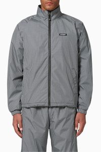 Houndstooth Track Jacket