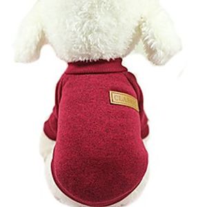 small dog clothes, puppy soft thickening warm autumn outwear cat windproof dog knit sweaters winter clothes outfit apparel for small dog chihuahua,yorkshire, terrier, poodle amp; #40;xxl, rose miniinthebox