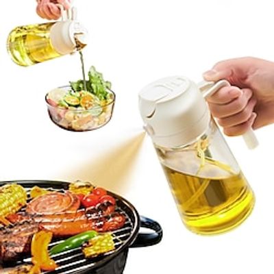 Olive Oil Spray Bottle Oil Dispenser Bottle for Air Fryer Portable Olive Oil Sprayer for Cooking for Soybean Oil Olive Oil Camping Grilling Lightinthebox