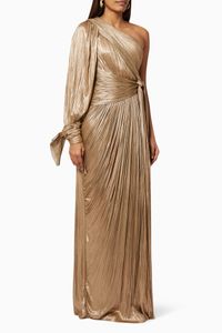 Eden Maxi Gown in Foiled Silk Tulle