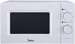 Midea 20 Liters Solo Microwave Oven with 5 Power Levels, 700W, Child-Safety-Lock-(White)-(MO20MWH)