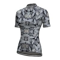 21Grams Women's Cycling Jersey Short Sleeve Bike Jacket Tracksuit Jersey with 3 Rear Pockets Mountain Bike MTB Road Bike Cycling Quick Dry Grey Graphic Patterned Animal Sports Clothing Apparel miniinthebox - thumbnail