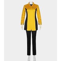 Star Trek Picard 3 More Costumes Pants Cosplay Costume Outfits Women's Movie Cosplay Casual Daily Yellow Top Pants T-shirt Polyester miniinthebox - thumbnail