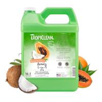 Tropi Clean Papaya & Coconut Luxury 2-in-1 Shampoo and Conditioner For Pets, 1 gallon
