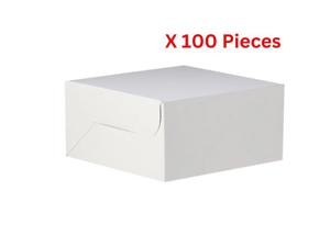 Hotpack White Cake Box 100 Pieces - CB2020W