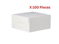 Hotpack White Cake Box 100 Pieces - CB2020W