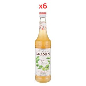 Monin Lime Syrup - 700Ml Pack Of 6