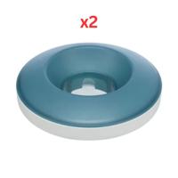 Trixie Slow Feeding Rocking Bowl For Dogs - Blue 23cm (Pack Of 2)