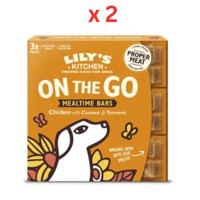 Lily's Kitchen Chicken on the Go Bars Multipack for Dogs 3x40g Pack Of 2
